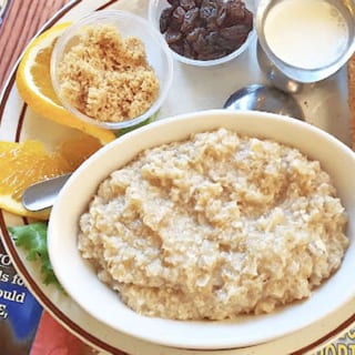 Hot Cereal with Toast