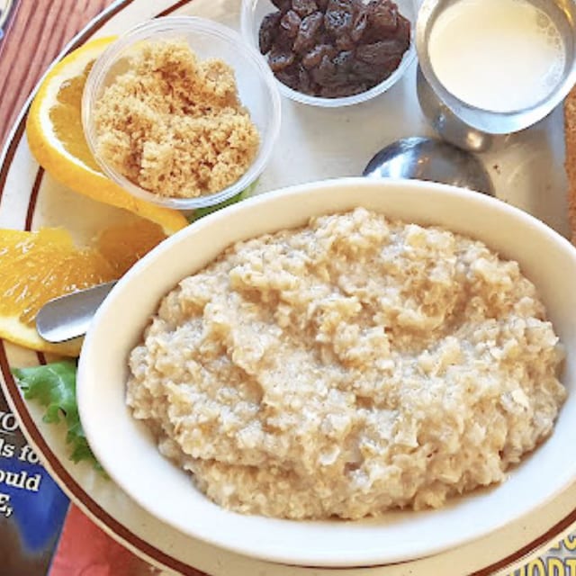 Hot Cereal with Toast.