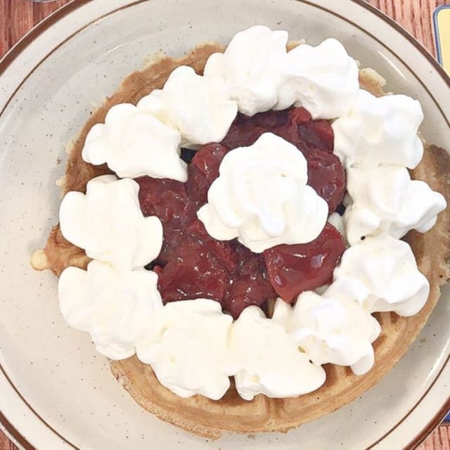 Strawberry Waffle.