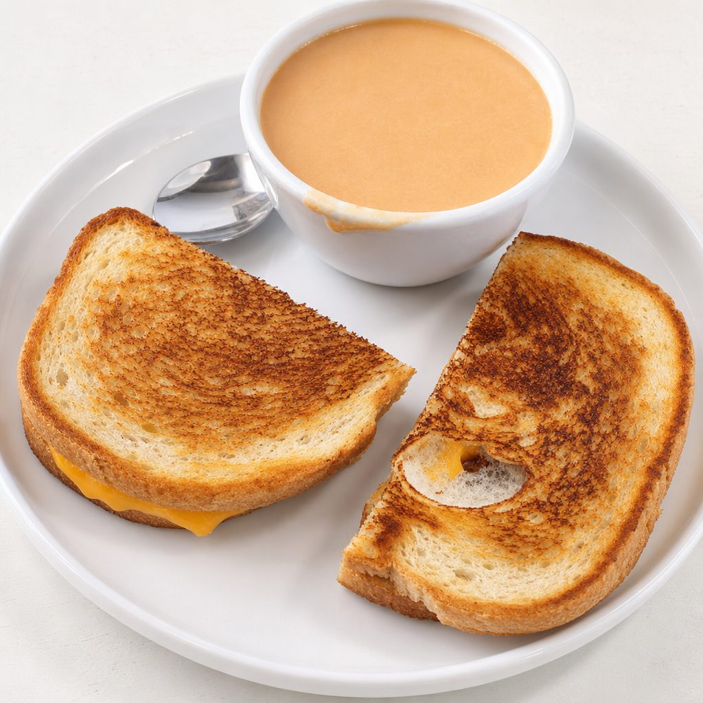 Grilled Cheese Sandwich.