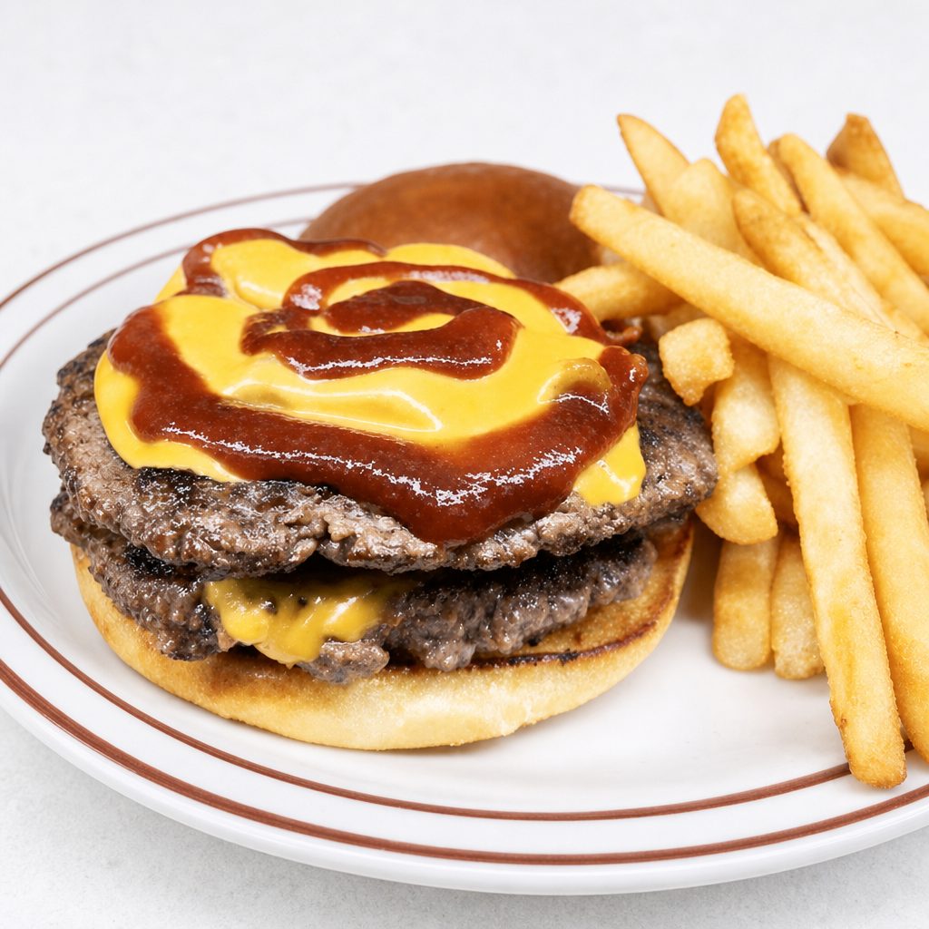 BBQ Bacon Cheeseburger.